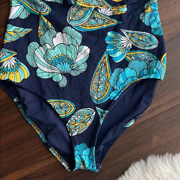 Trina Turk Navy Swimwear - Picture 5 of 9